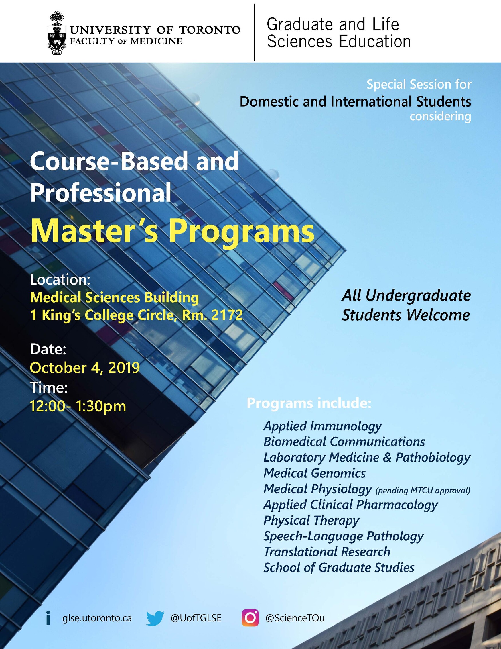 Course-based Masters Info Session